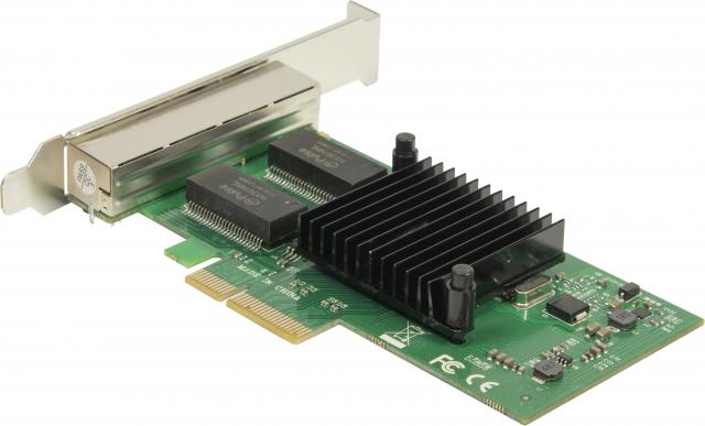 Ethernet Adapter Inter-Tech Argus ST-7238 PCIe, 4xRJ45 10/100/1000 