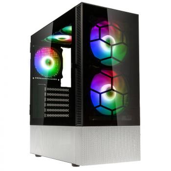 Case Kolink Observatory MX Glass ARGB TG Mid-Tower, Black/White