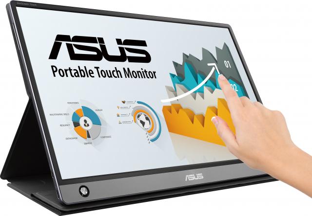 Монитор ASUS ZenScreen Touch MB16AMT, 15.6" FHD (1920x1080) IPS 