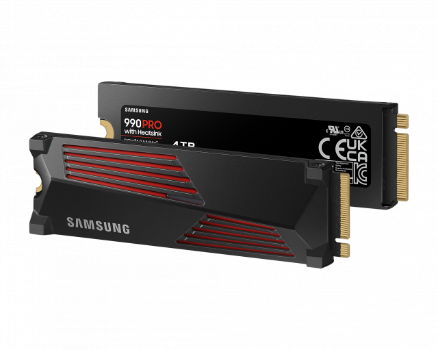 SSD SAMSUNG 990 PRO with Heatsink 4TB, MZ-V9P4T0GW 