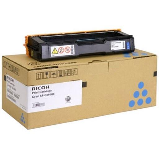 Тонер касета Ricoh SPC310HE, 6600 копия, Cyan 