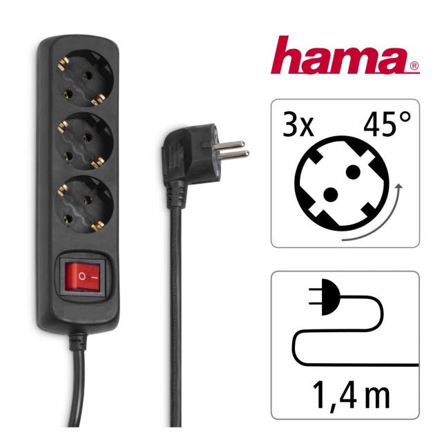 Distribution Panel HAMA, 3-Way, 30392 