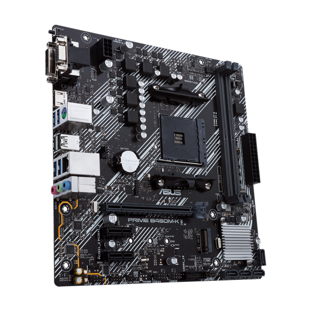 Motherboard ASUS PRIME B450M-K II, AM4, DDR4 