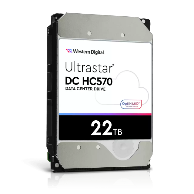 WD Ultrastar DC HC570, 22TB, 7200RPM, SATA 6GB/s 