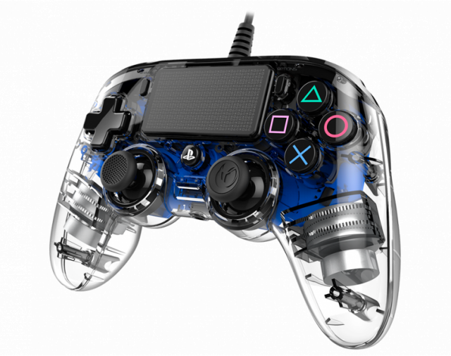 Wired Gamepad Nacon Wired Illuminated Compact Controller Blue 