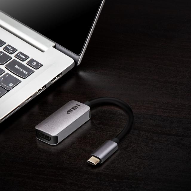 Адаптер ATEN UC3008A1, USB-C мъжко - HDMI женско, 4K, Черен 