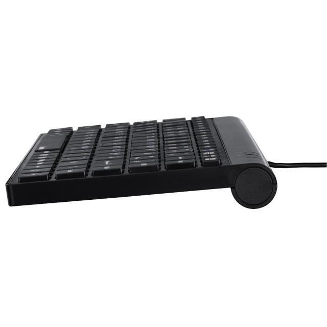 Hama "SL720" Slimline Mini-Keyboard, black 