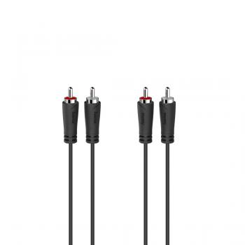 Hama Audio Cable, 2 RCA Plugs - 2 RCA Plugs, 1.5 m