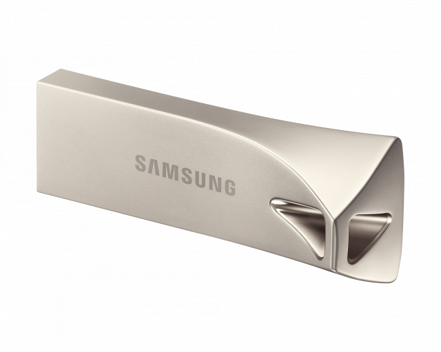 USB памет Samsung BAR Plus, 256GB, USB-A, Сребриста 