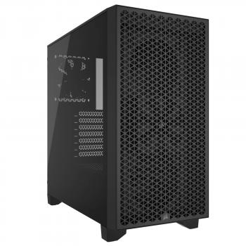 Case Corsair 3000D Airflow Mid Tower, Tempered Glass, Black