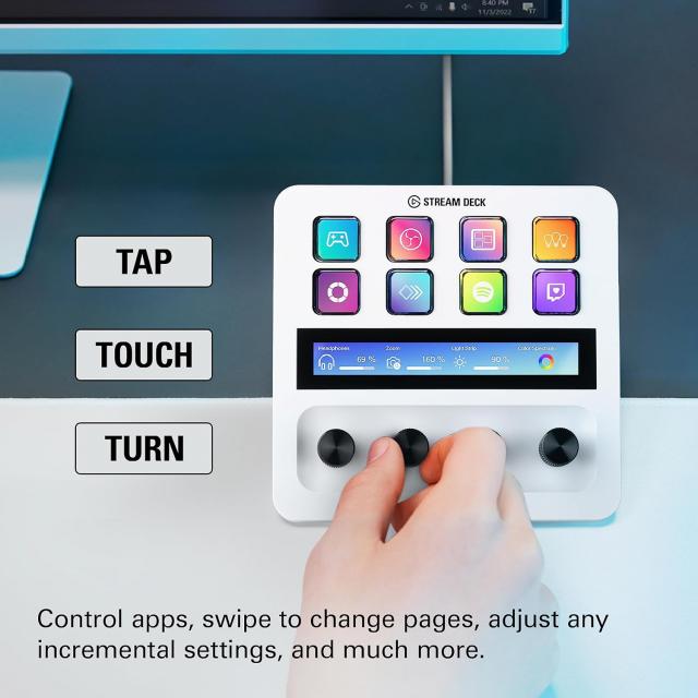 Контролер Elgato Stream Deck Plus White 