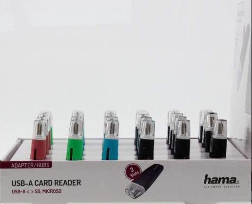 Hama USB card reader, USB 2.0, 200132 