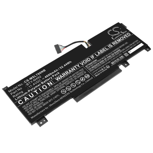 Laptop Battery for MSI Katana GF76 11UD-050  CS-MSL760NB  BTY-M492 11,4V 4600mAh CAMERON SINO 