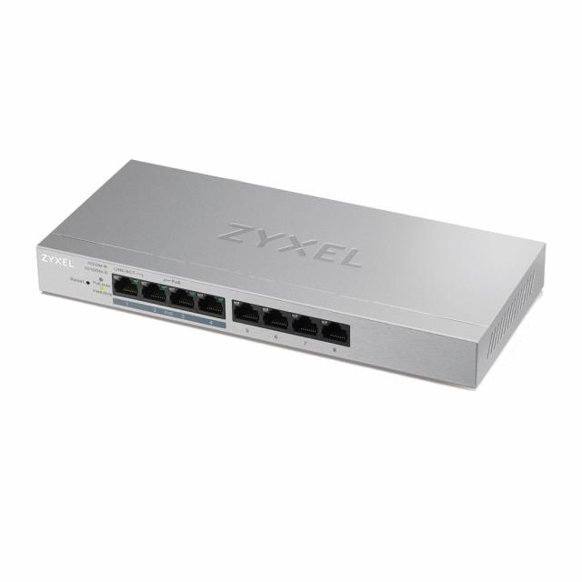 Switch ZyXEL GS-1200-8HPV2, 8 Ports, Gigabit, webmanaged 