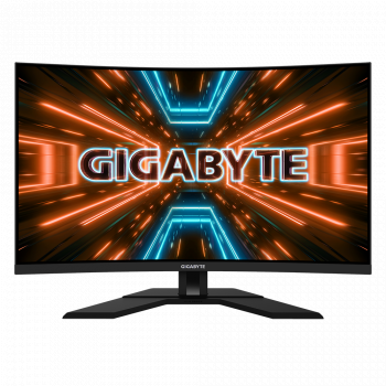 Геймърски Монитор Gigabyte M32QC-EK, 31.5" inch VA 1500R, QHD, HDR, 170hz, 1 ms, KVM