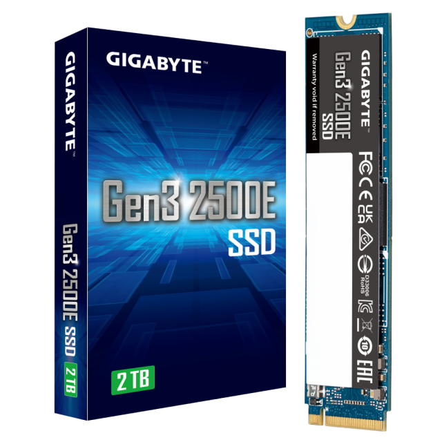 SSD Gigabyte Gen3 2500E, 2TB, NVMe, M.2 