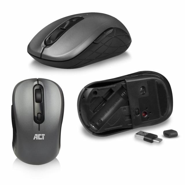 Комплект клавиатура с мишка ACT AC5710, 2.4 Ghz, USB-C/USB-A, US 