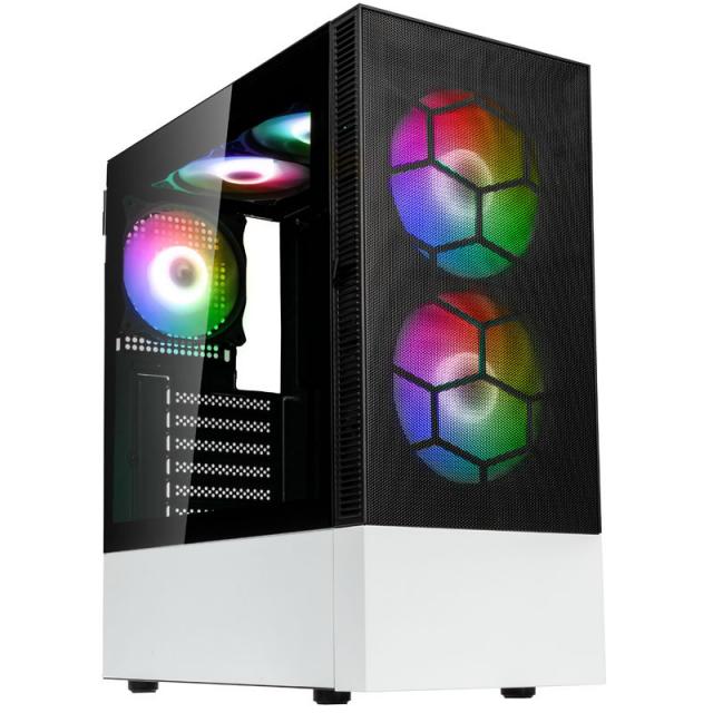 Case Kolink Observatory MX Mesh ARGB TG Mid-Tower, Black/White 