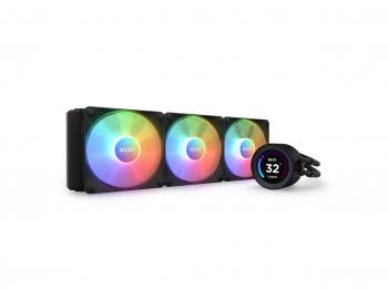 AIO Liquid Cooler NZXT Kraken Elite 360 RGB Black, LCD Display