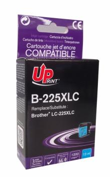 Ink cartridge UPRINT LC225XL BROTHER, Cyan