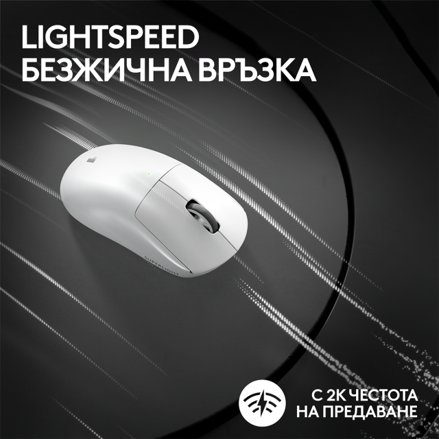 Геймърска мишка Logitech G Pro X Superlight 2 Wireless White 