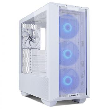 Case Lian Li LANCOOL III RGB Mid-Tower, Tempered Glass, White