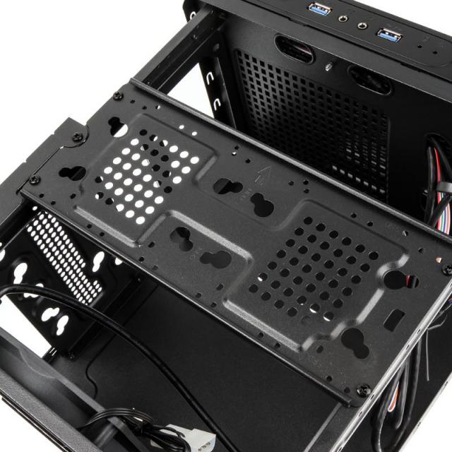 Кутия Kolink Satellite Cube, Mini-ITX, Micro-ATX, Черен 