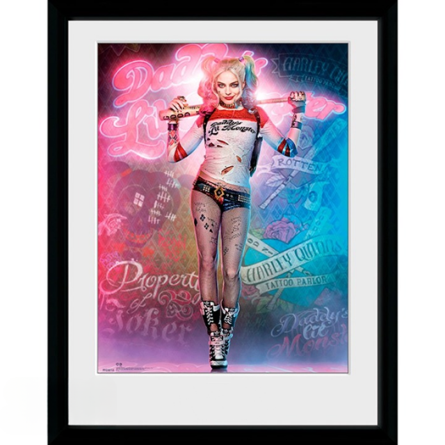 GBEYE DC COMICS - Framed print "Harley Quinn Suicide Squad" (30x40) 