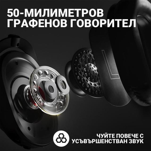 Безжични Геймърски слушалки Logitech PRO X 2 LIGHTSPEED  