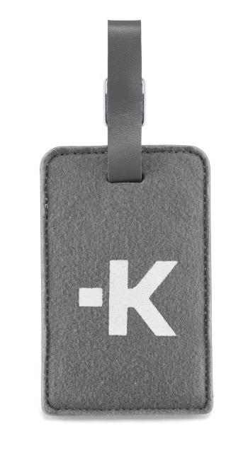 Етикетник за багаж Skross Luggage Tags, Карта за контакт, Сив 