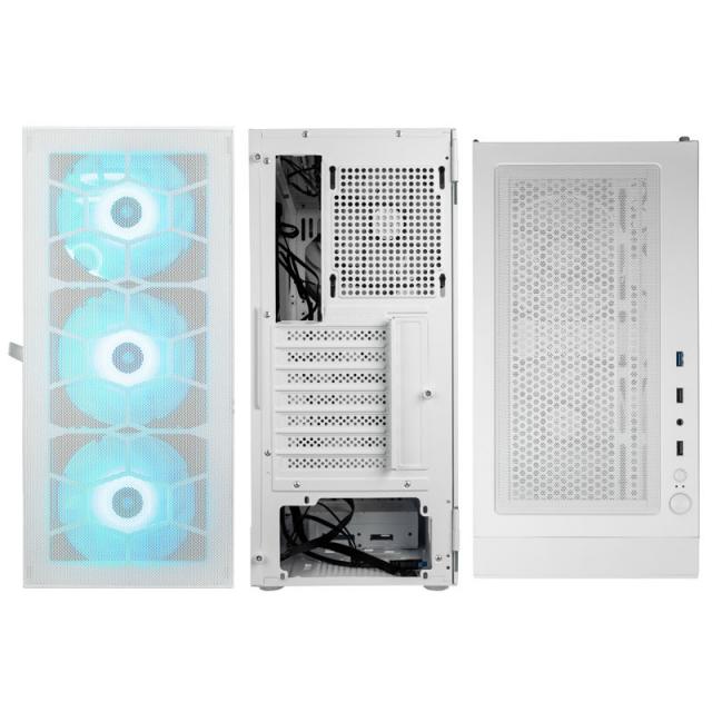 Case Kolink Observatory HF Mesh ARGB TG Mid-Tower White 