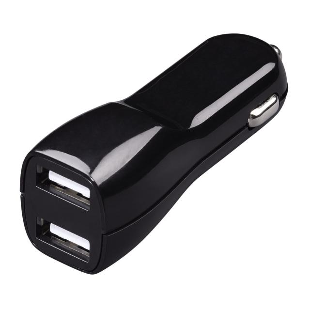 USB Car Charger HAMA Universal 14197, 2.1 A, Black 