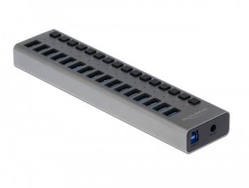 Delock External USB Hub with 16 Ports, DELOCK-63739