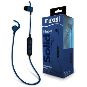 Wireless Bluetooth Headphones ear buds MAXELL BT100 SOLID, Blue 