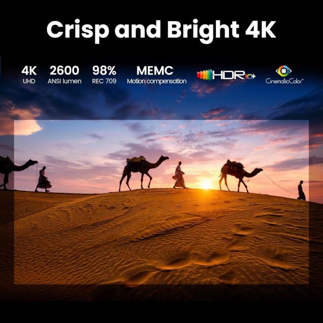 Проектор за домашно кино BenQ GP520 - 4K UHD(3840x2160) 2600 ANSI Lumens 