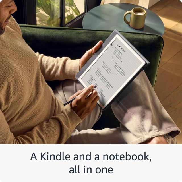 Amazon Kindle Scribe (2024) reader 64GB - 10.2" - w Premium Pen - tungsten 