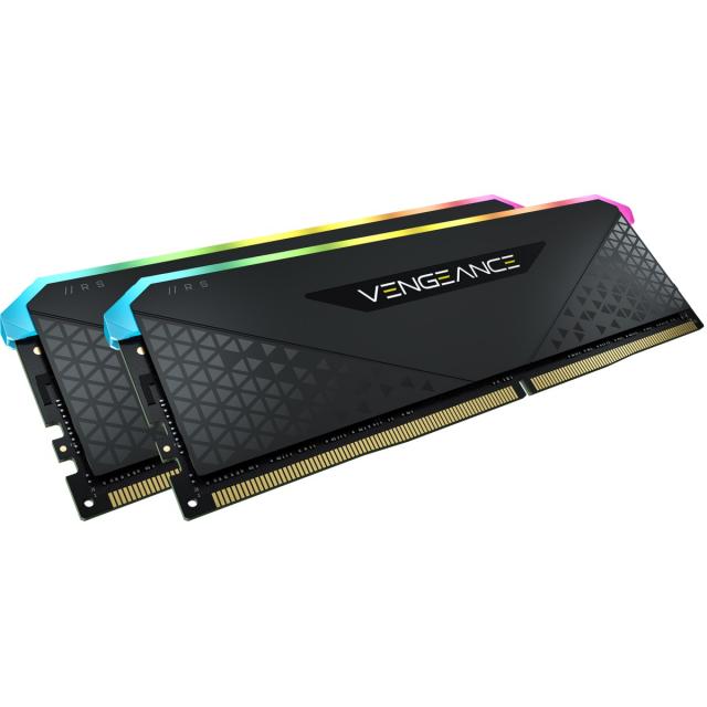 Памет Corsair Vengeance RS RGB Black 32GB(2x16GB) DDR4 3200MHz CMG32GX4M2E3200C16 