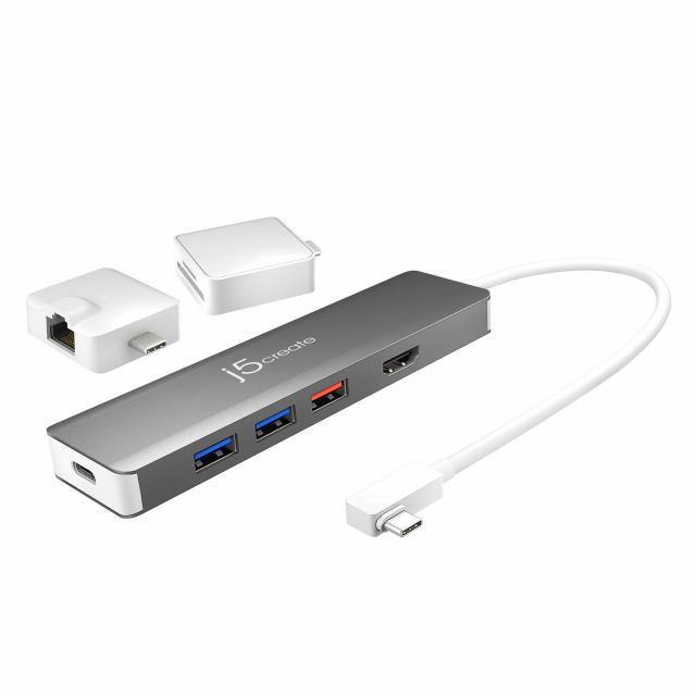 Модулна докинг станция j5create JCD375, 2 модула, USB-C 