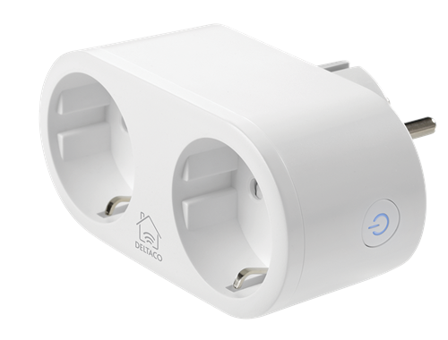 DELTACO SMART HOME power switch, WiFi 2.4GHz 