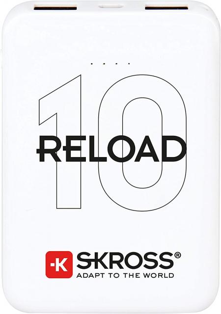 External battery СКРОСС RELOAD 10, 10000 mAh, White 