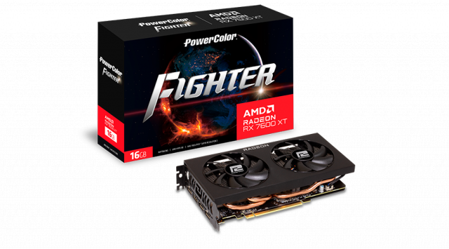 Видео карта POWERCOLOR RX 7600 XT Fighter 16GB GDDR6 