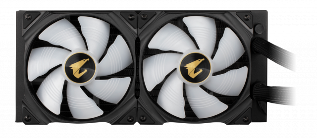 CPU Cooler Gigabyte AORUS WATERFORCE X 280, LCD Display, RGB Fusion 