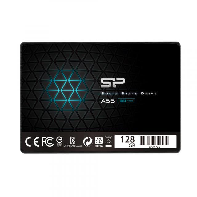 SSD SILICON POWER A55, 2.5", 128 GB, SATA3 