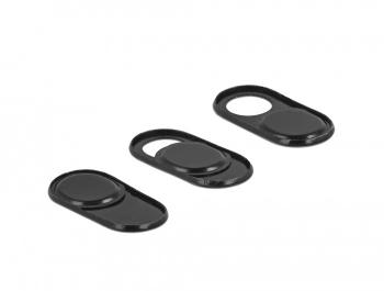 Delock Webcam Cover for Laptop, Tablet and Smartphone 3 pack