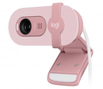 Web Cam with microphone Logitech BRIO 100, Full-HD, USB-A, Rose