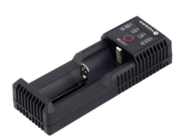 Charger  for  LiIon/NiMh batteries 3,7v/1.2v universal 1 plate USB micro UC-100 EverActive 