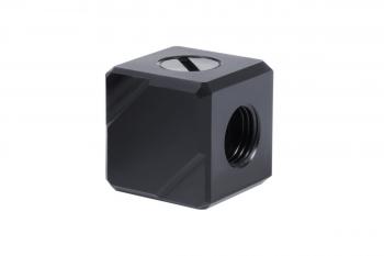 Alphacool Eiszapfen connection terminal 5-way G1/4 IT - Black Acetal