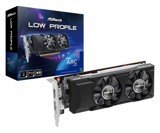 Graphic card ASRock Intel ARC A380 Low Profile 6GB 