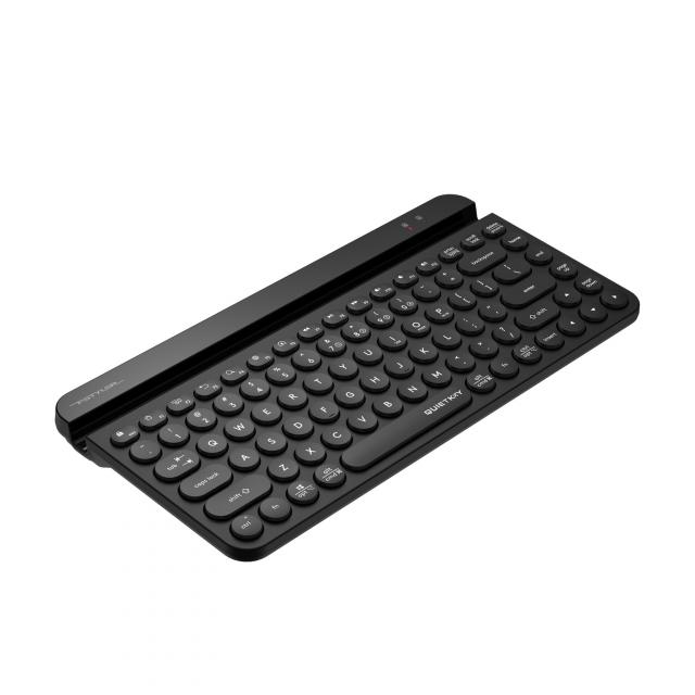 Wireless Keyboard A4TECH FBK30, Bluetooth & 2.4G, Black, Smartphone Cradle 