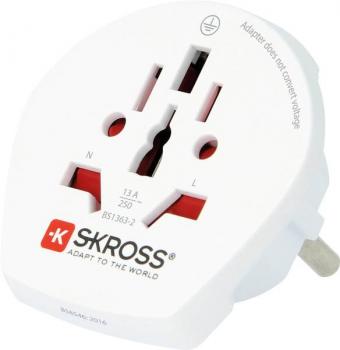 Skross 1.500211-E Travel adapter CA W to EU